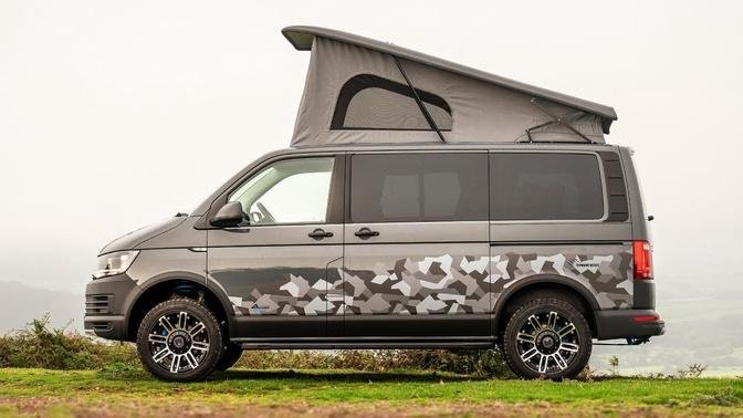 Stylish OFF ROAD VW Transporter Camper (£40,000) _ VAN TOUR