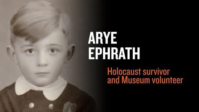 Eyewitness to History: Holocaust Survivor Arye Ephrath