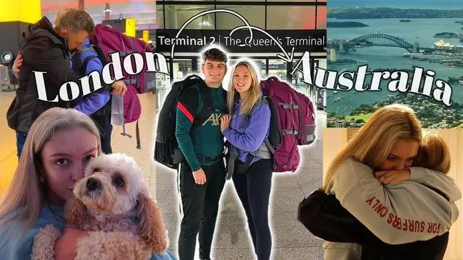 TRAVEL TO AUSTRALIA WITH US!! *on a 29h flight* ✈️