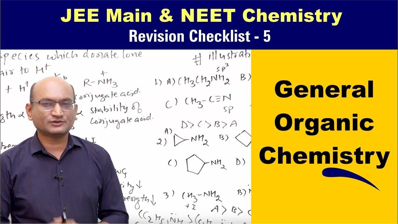 General Organic Chemistry | Revision Checklist 5 for JEE & NEET Chemistry