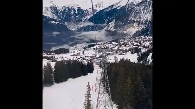 #WinterBeauty The Gondola Ride Back To Town