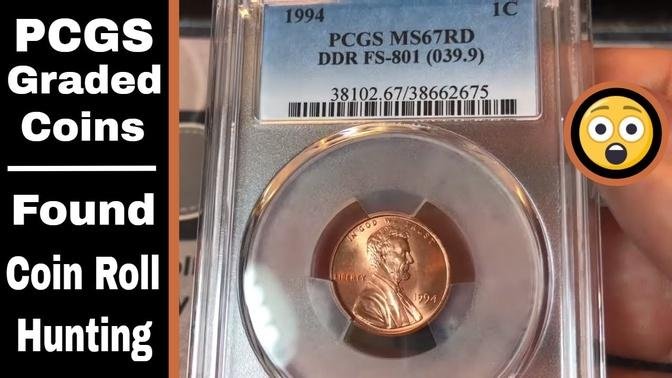 PCGS Graded Coins Found Coin Roll Hunting - Unboxing!