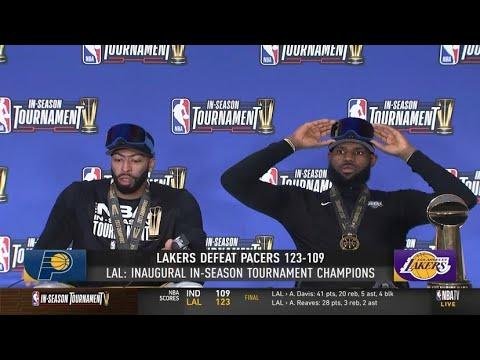 LeBron James and Anthony Davis Full Post Game Interview