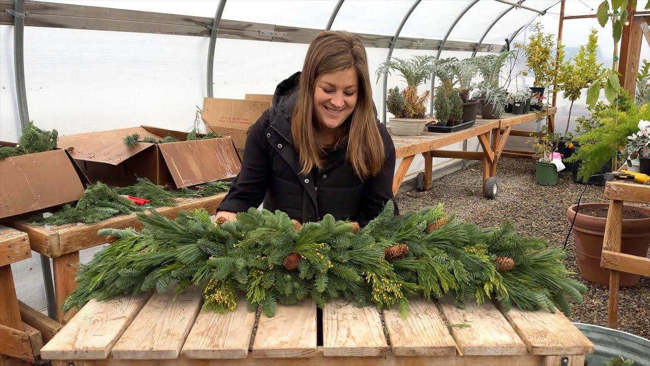Making a Wreath & Garland: Step By Step Instructions! 🌲✂️❤️ // Garden Answer