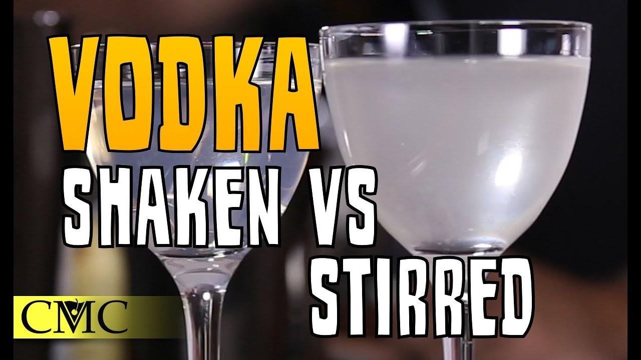 Vodka Martini: Shaken vs. Stirred Taste Test