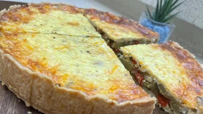 How to make vegetable pie recipes. Shortcrust pastry pie.