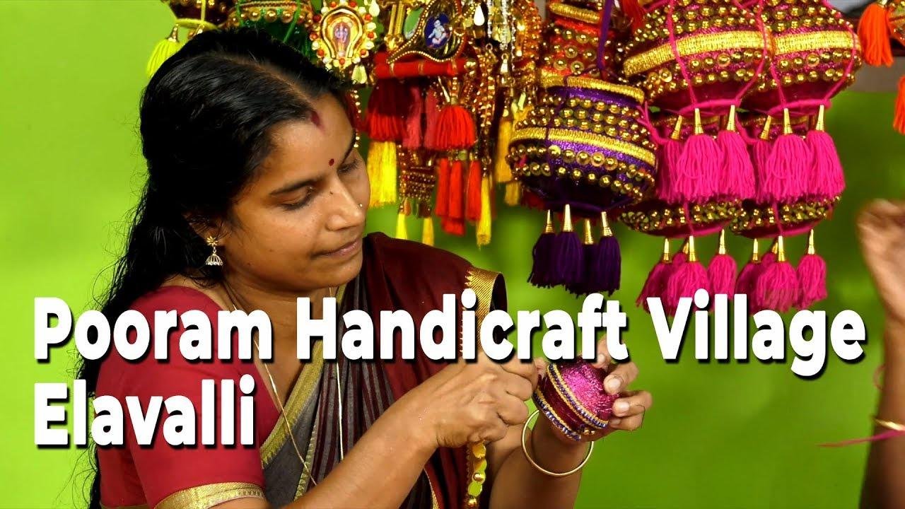 Pooram Chamayam Handicrafts | Nettipattam Making | Kerala Handicrafts Village | Elavalli, Thrissur