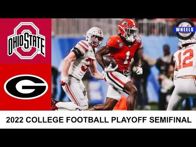 #1 Georgia Vs #4 Ohio State Highlights _ CFP Semifinal _ Peach Bowl ...