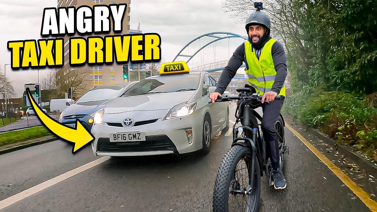 Driving Instructor’s Day as a Cyclist (with ANGRY Taxi Driver)