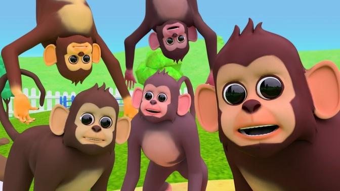 Five Little Monkeys Nursery Rhymes