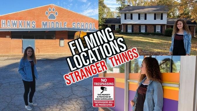 Stranger Things Filming Locations! (Seasons 1, 2 and 3 Starcourt Mall)