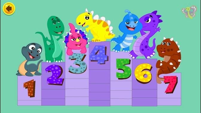 Seven Dinosaur _ The Dinosaurs Song _ Animated Popular English Nursery Rhymes for Kids by BooBoo
