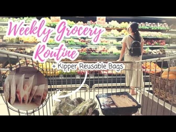 Grocery Routine : Quick Weekly Grocery with Kipper Bags | Relaxing Silent Vlog Philippines