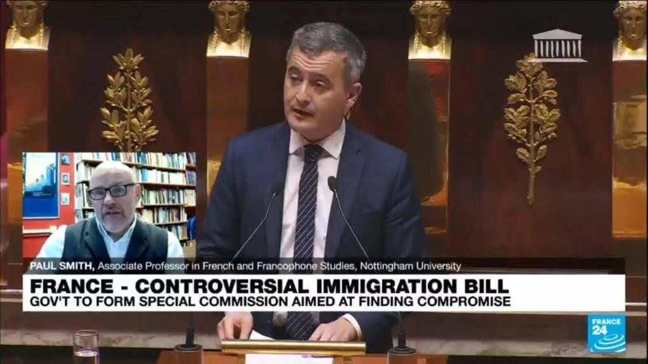 French Minister Darmanin 'falls down middle' on immigration after dancing to 'two different tunes'