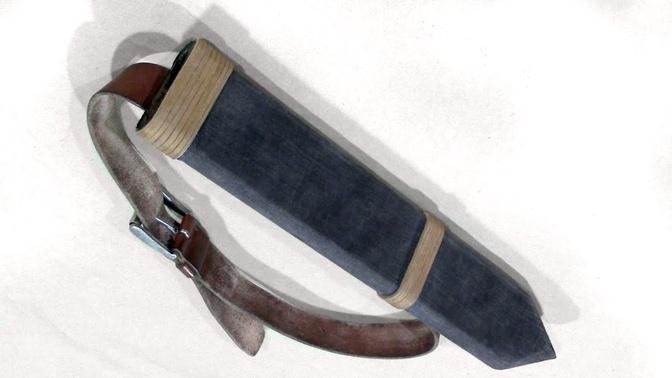 How to Make a Wood Sword Scabbard