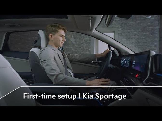 First-time setup l Kia Sportage
