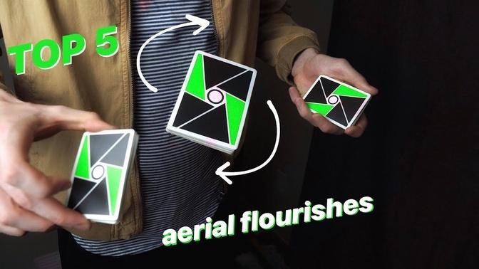 Top 5 AERIAL Cardistry Moves you NEED to know!!