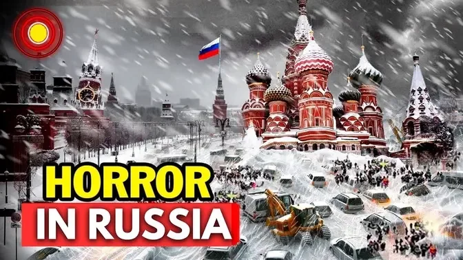 SHOCKING!! SEE THESE TERRIBLE IMAGES OF RUSSIA FREEZING AT -59 DEGREES!!