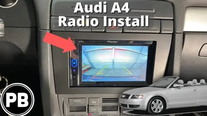 2001 - 2006 Audi A4 Backup Camera Install