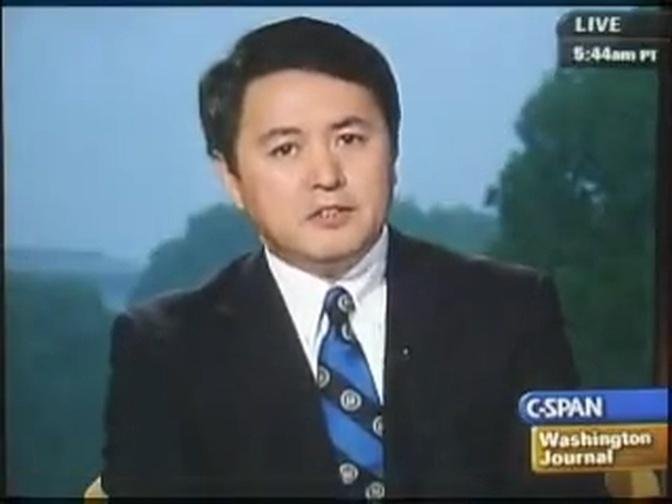 C-SPAN интервюира говорителя на Фалун Гонг (ENG)