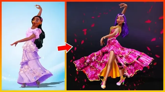 Encanto: Isabela Madrigal Glow Up Into Dancing Princess | Cartoon  Transformation | Cartoon Wow