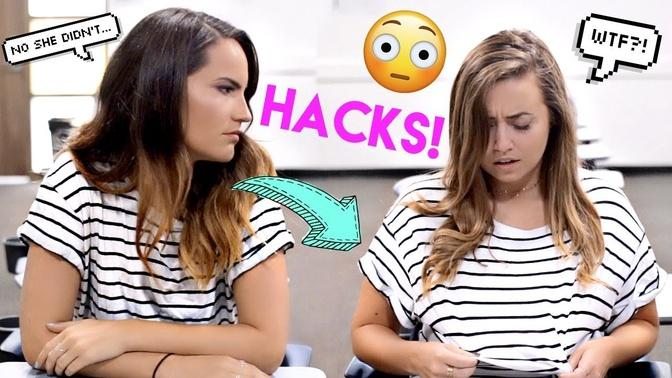 12 BACK TO SCHOOL Life Hacks You NEED To Know!.