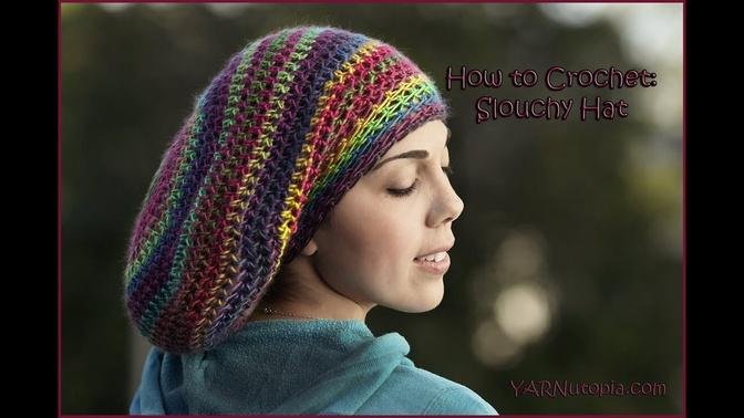 How to Crochet a Slouchy Hat