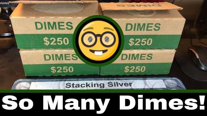 The 10,000 Dime Coin Roll Hunt - DIME TIME! 