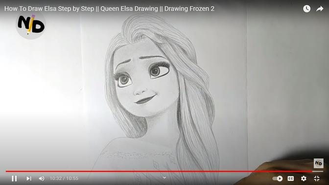 How To Draw Elsa