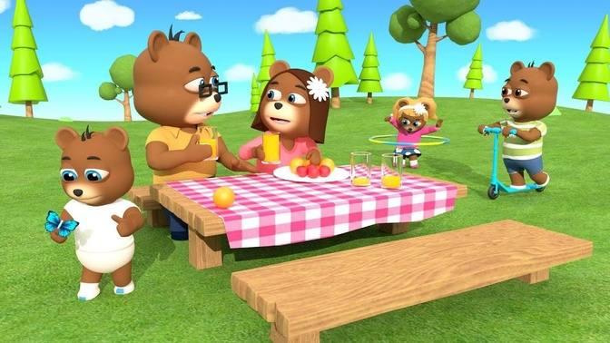 BEAR FINGER FAMILY SONG - Finger Family Nursery Rhymes - Kids Baby ...