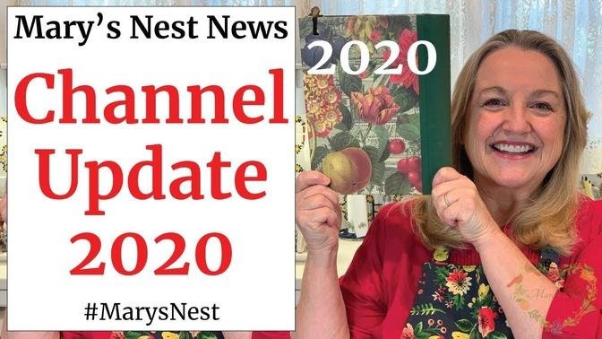 Mary's Nest 2020 Channel Update - Traditional Nutrient Dense Foods Recipes, Meal Planning, and More!