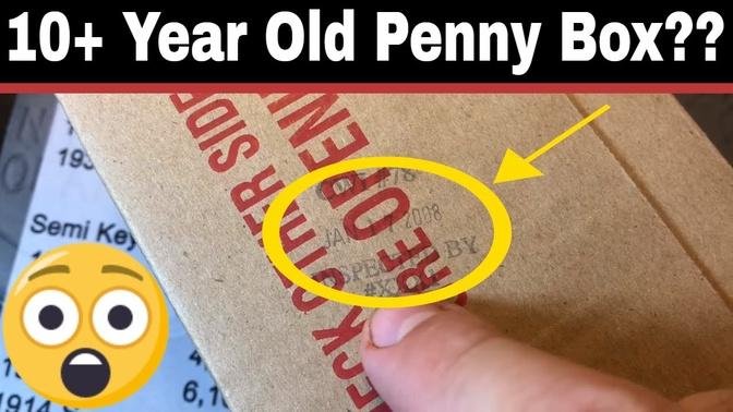 Opening and Hunting a 10 year old Bank Sealed Penny Box!