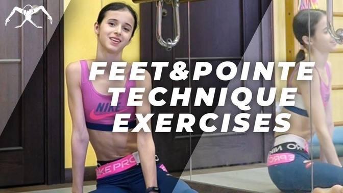 POINTE work / FEET exercises (HOW TO IMPROVE) with Maria Khoreva