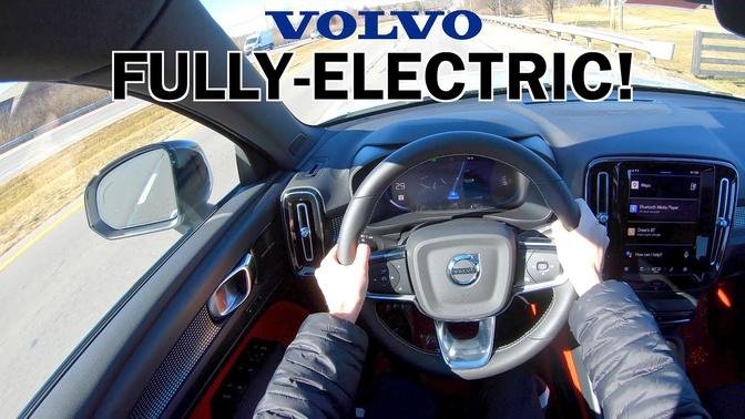  TORQUE MONSTER -- 2021 Volvo XC40 Recharge __ POV Test Drive (3D Binaural Audio)