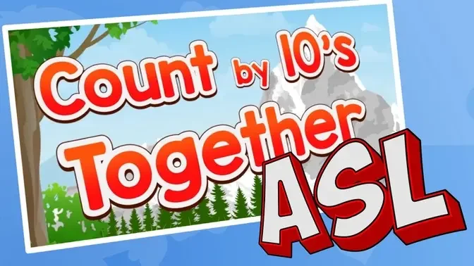 Count by 10's Together | ASL Version | Jack Hartmann