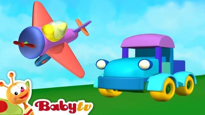 Like Vehicles? Red, Blue and Yellow Cars, Trucks, Trains and more | @BabyTV