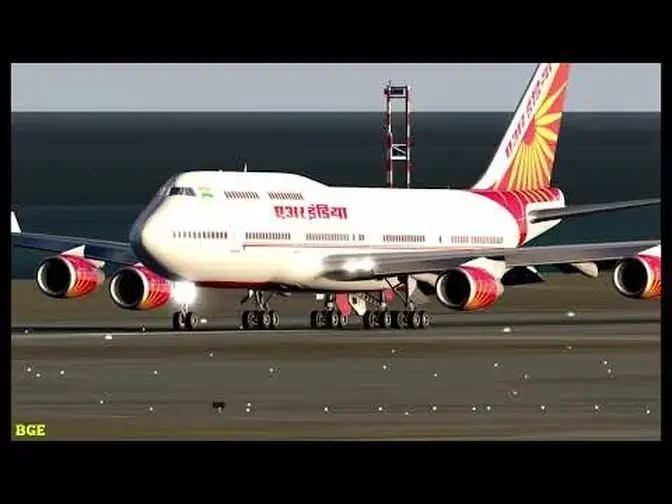 AEROFLY 2023: 747 ... Nice, France ... Takeoff/Gear [126]