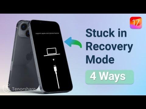 Top 4 Ways to Fix iPhone Stuck in Recovery Mode(iOS 17 Supported)