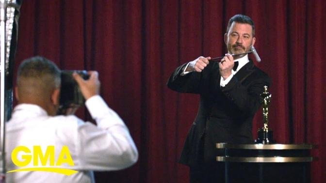 Jimmy Kimmel shares prep for Oscars night