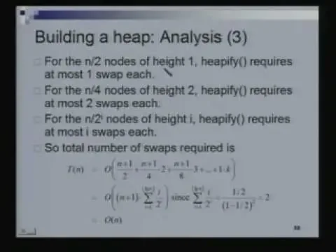 Lecture - 21 Binary Heaps