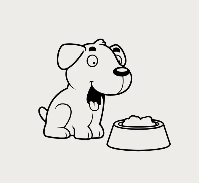 Homemade dog food