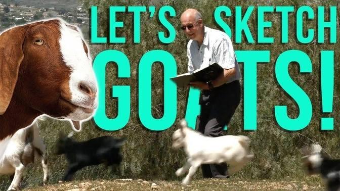 How to Draw Sketch Goats with Master Draftsman Glenn Vilppu | Videos ...