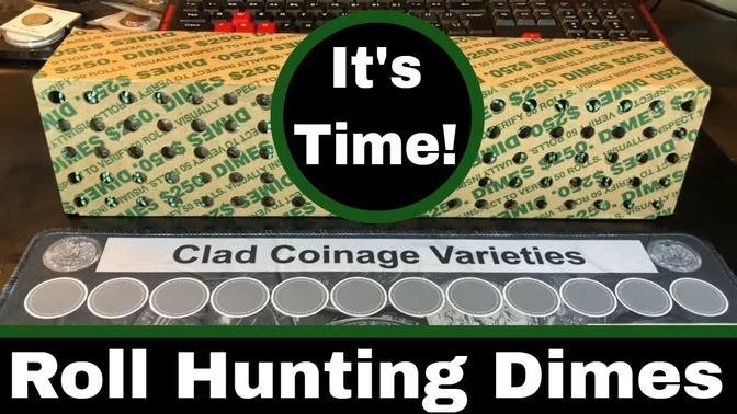DIME TIME - Coin Roll Hunting Dimes For Silver