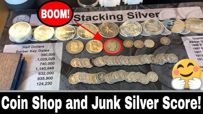 Local Coin Shop LCS Pickup and Junk Silver Hunt and Score!