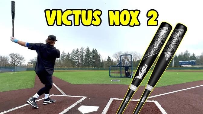 Hitting with the 2023 VICTUS NOX 2 | BBCOR Baseball Bat Review
