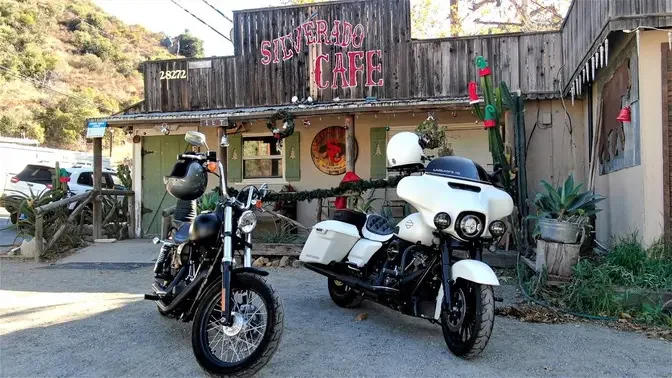 Orange County "Locals" Harley-Davidson Ride up Silverado Canyon