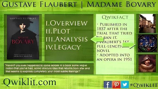 Gustave Flaubert - Madame Bovary | Qwiklit