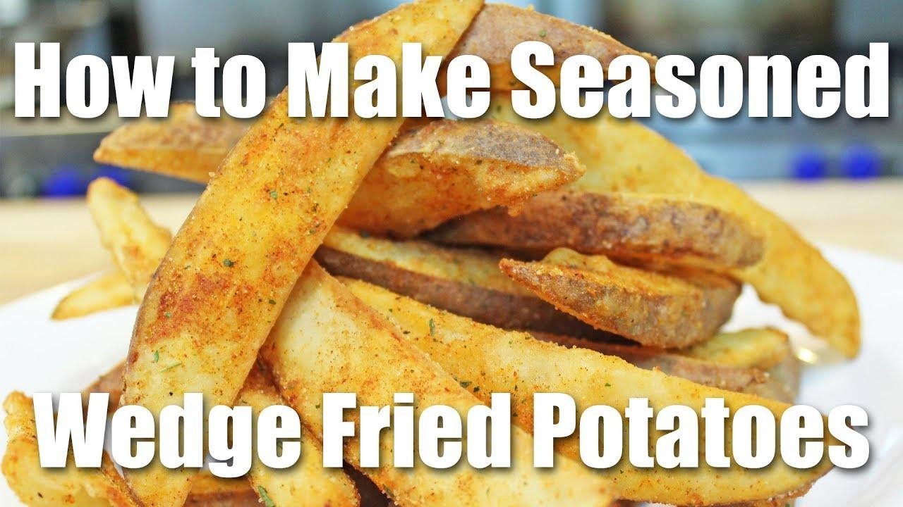 How to Make Seasoned Wedge Potatoes (Steak Fries / Jojo Potatoes)