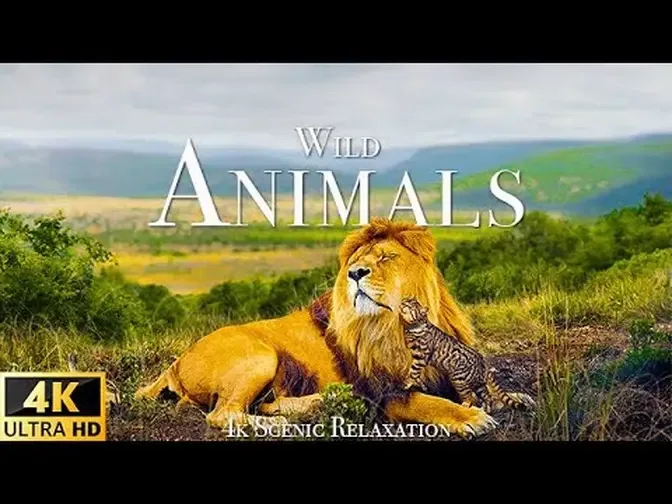 Wild Animals 4K UHD - Relaxing Music Along With Beautiful Wildlife Videos -  4K Video Ultra HD