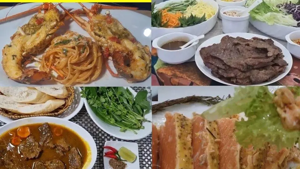 BUFFET ALACARTE MENU DELICIUOS DISHES CHỌN MÓN NẤU  NGON